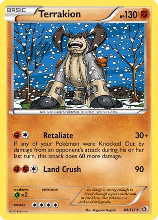 Terrakion (84/113) [Black & White: Legendary Treasures] Reverse Holofoil