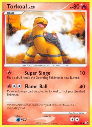 Torkoal (100/127) [Platinum: Base Set] Reverse Holofoil