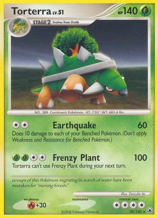 Torterra (30/100) [Diamond & Pearl: Majestic Dawn] Reverse Holofoil