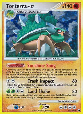 Torterra (11/100) [Diamond & Pearl: Stormfront] Reverse Holofoil