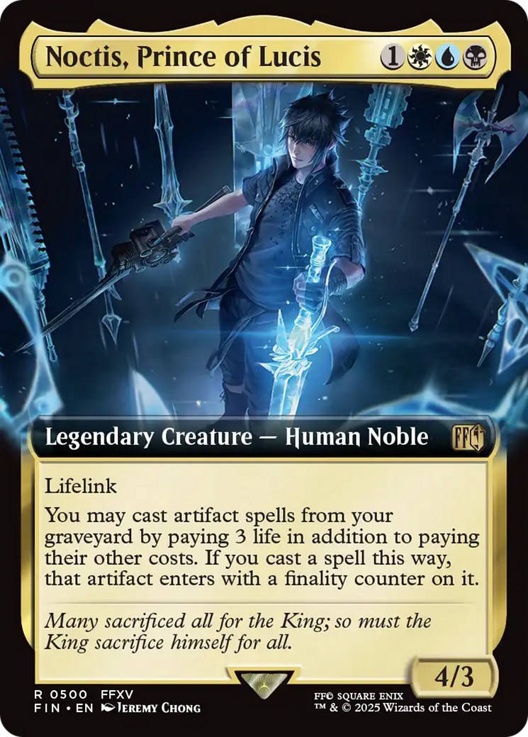 Noctis, Prince of Lucis (Extended Art) [FINAL FANTASY] Foil