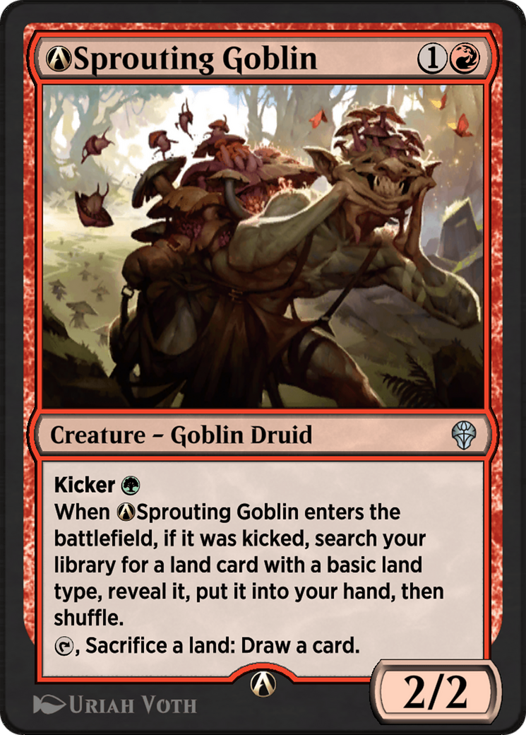 A-Sprouting Goblin  [Dominaria United]