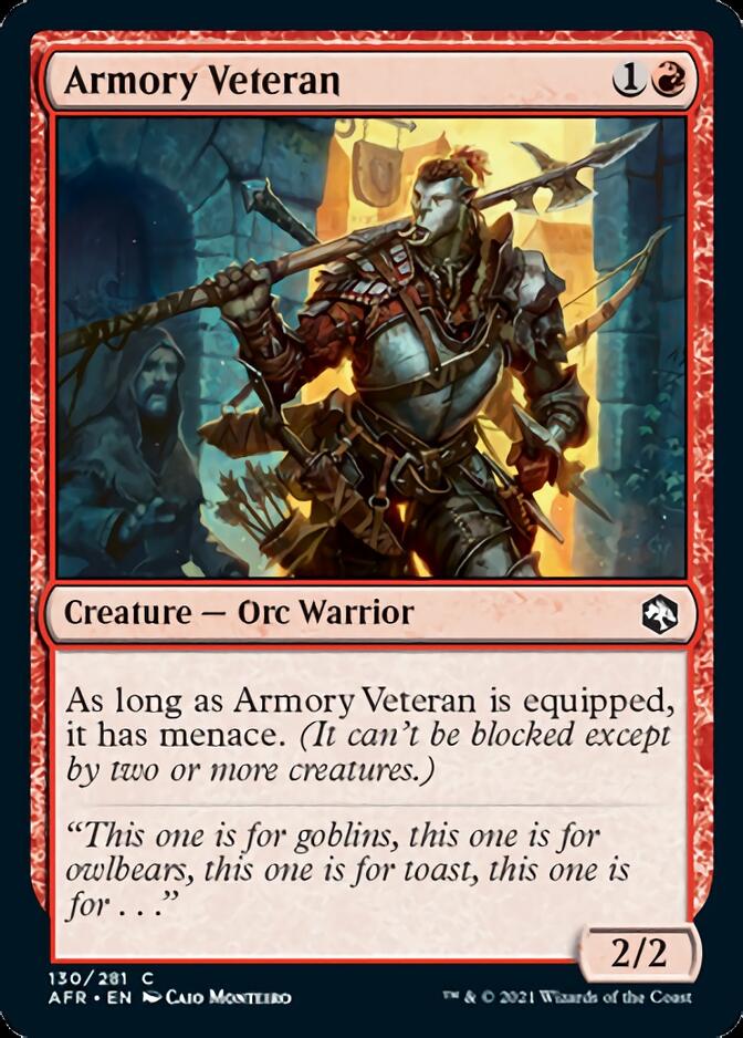 Armory Veteran [Dungeons & Dragons: Adventures in the Forgotten Realms] Foil