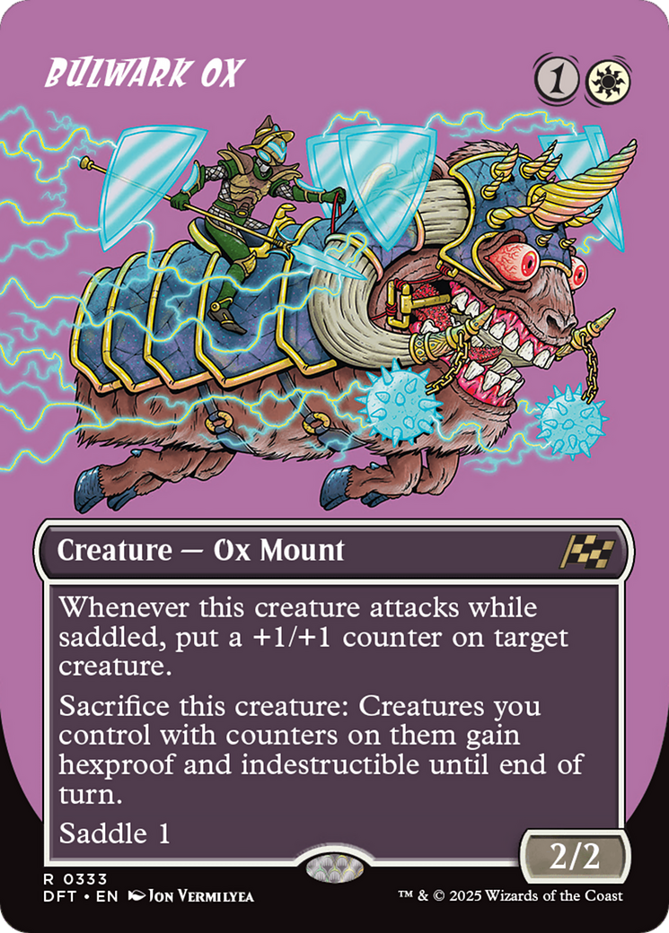Bulwark Ox (Borderless) [Aetherdrift] Foil