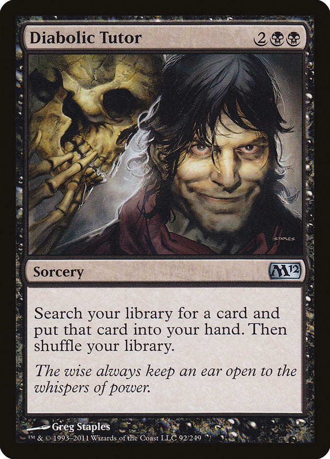 Diabolic Tutor [Magic 2012] Foil