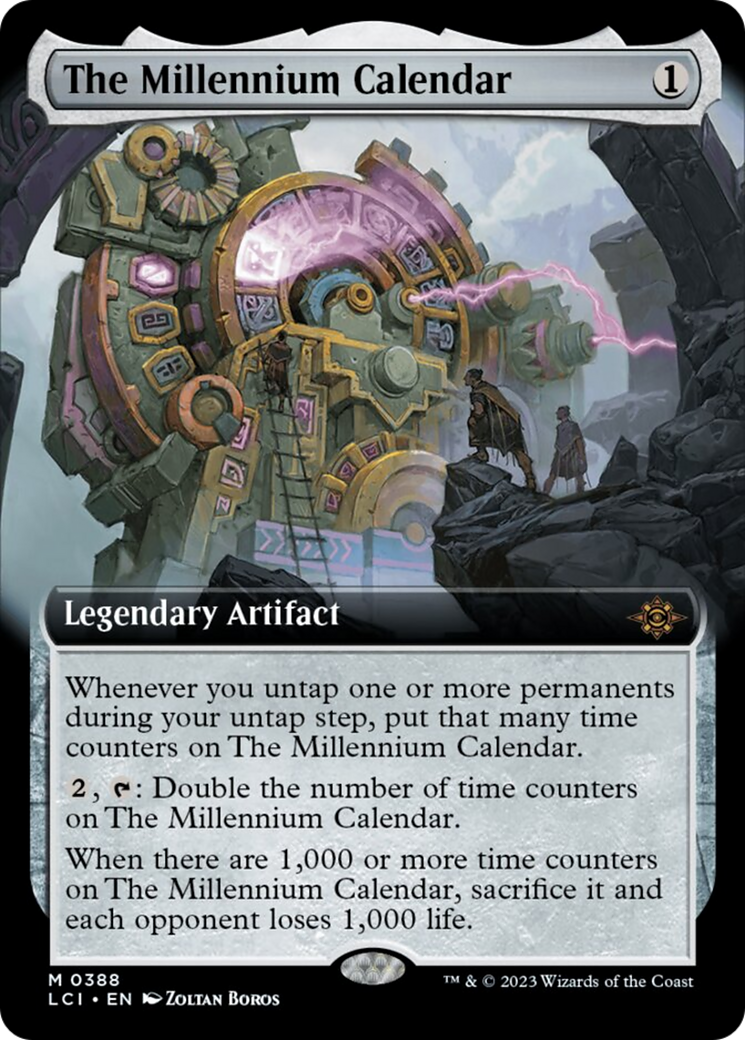 The Millennium Calendar (Extended Art) [The Lost Caverns of Ixalan] Foil