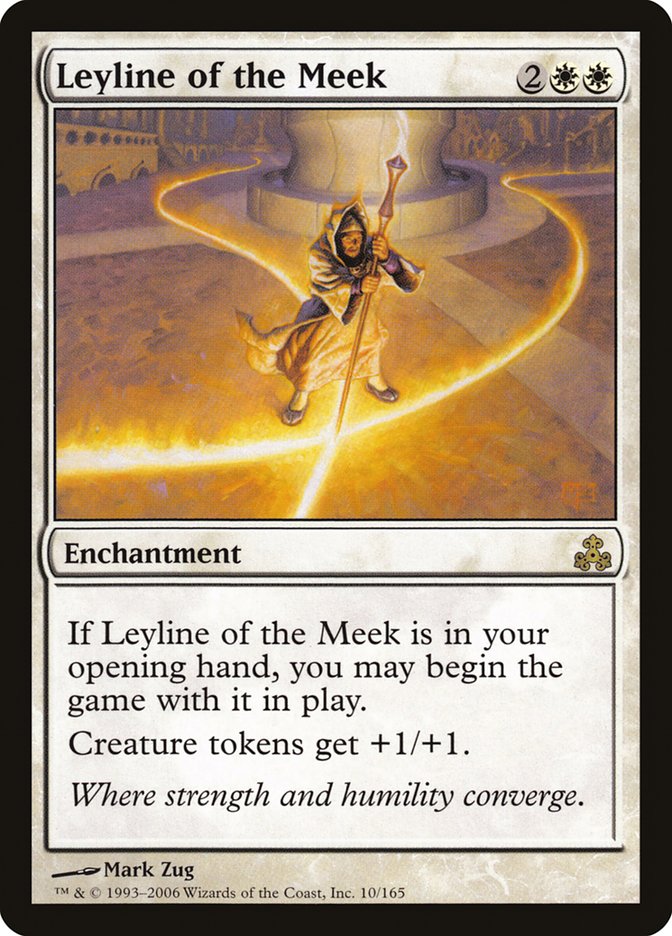 Leyline of the Meek [Guildpact] Foil