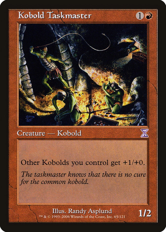 Kobold Taskmaster [Time Spiral Timeshifted] Foil