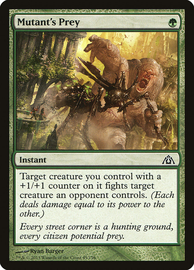 Mutant's Prey [Dragon's Maze] Foil
