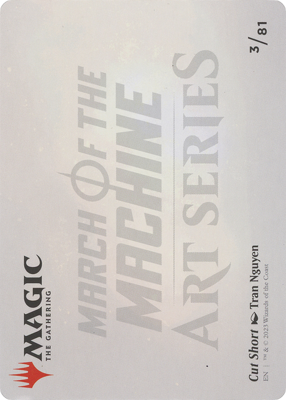 Cut Short // Cut Short  [March of the Machine Art Series] (Borderless) Foil