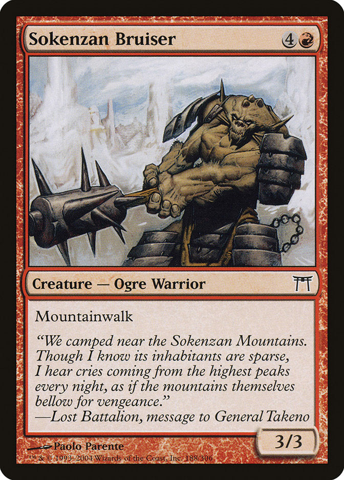 Sokenzan Bruiser [Champions of Kamigawa] Foil