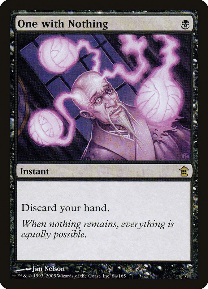One with Nothing [Saviors of Kamigawa] Foil