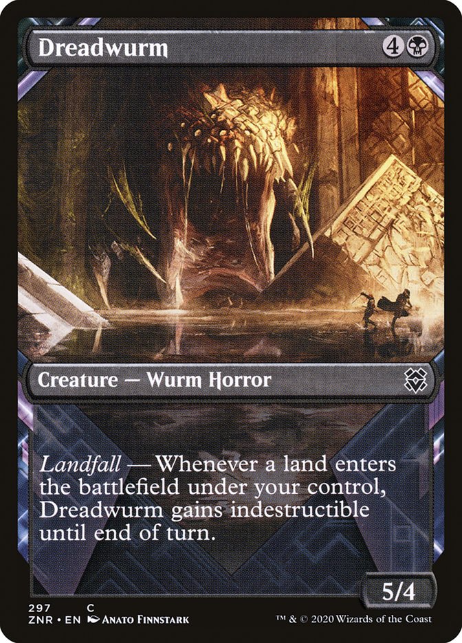 Dreadwurm (Showcase) [Zendikar Rising] Foil
