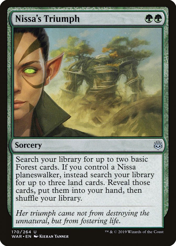 Nissa's Triumph [War of the Spark] Foil