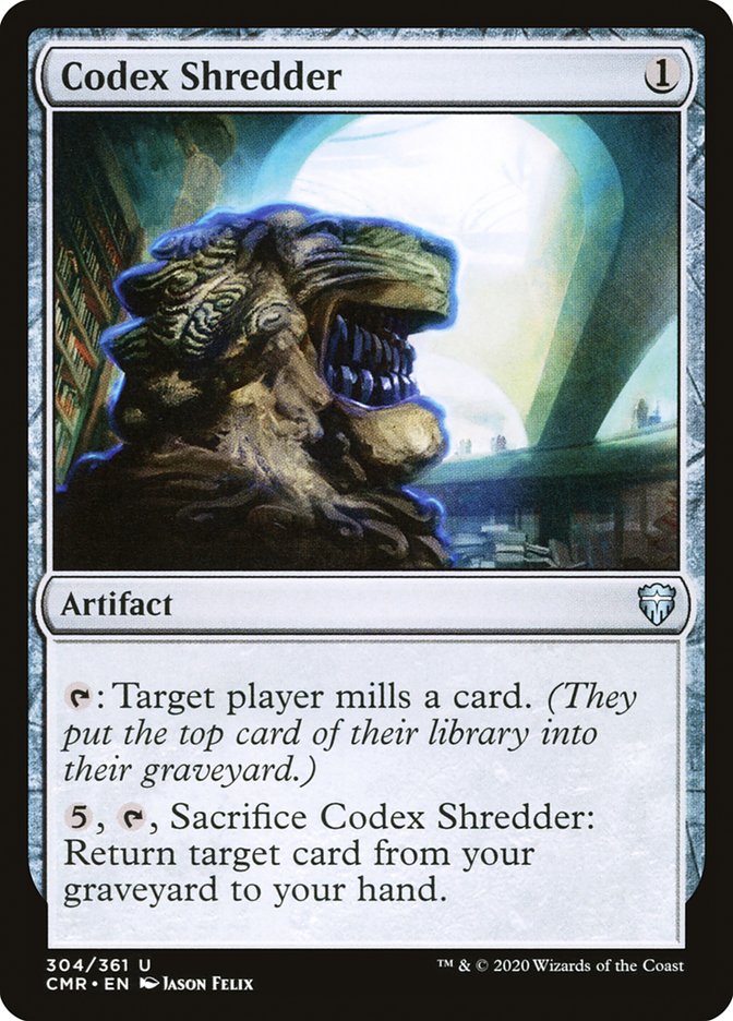 Codex Shredder [Commander Legends] Foil