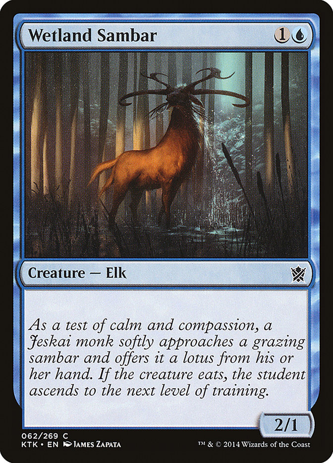 Wetland Sambar [Khans of Tarkir] Foil