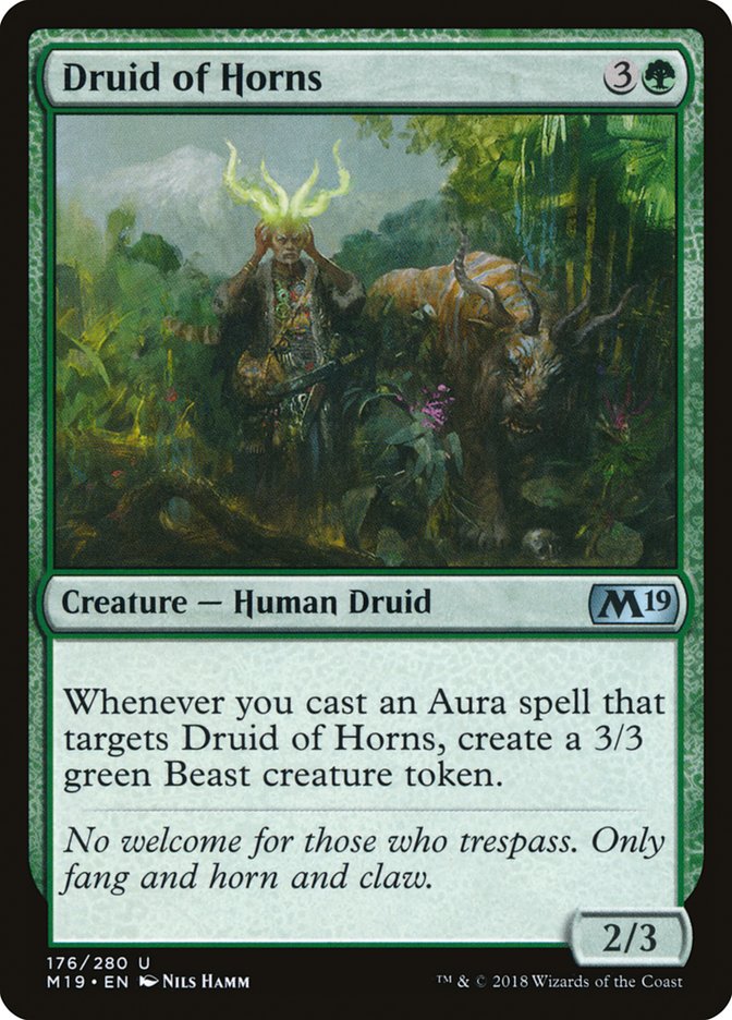 Druid of Horns [Core Set 2019] Foil