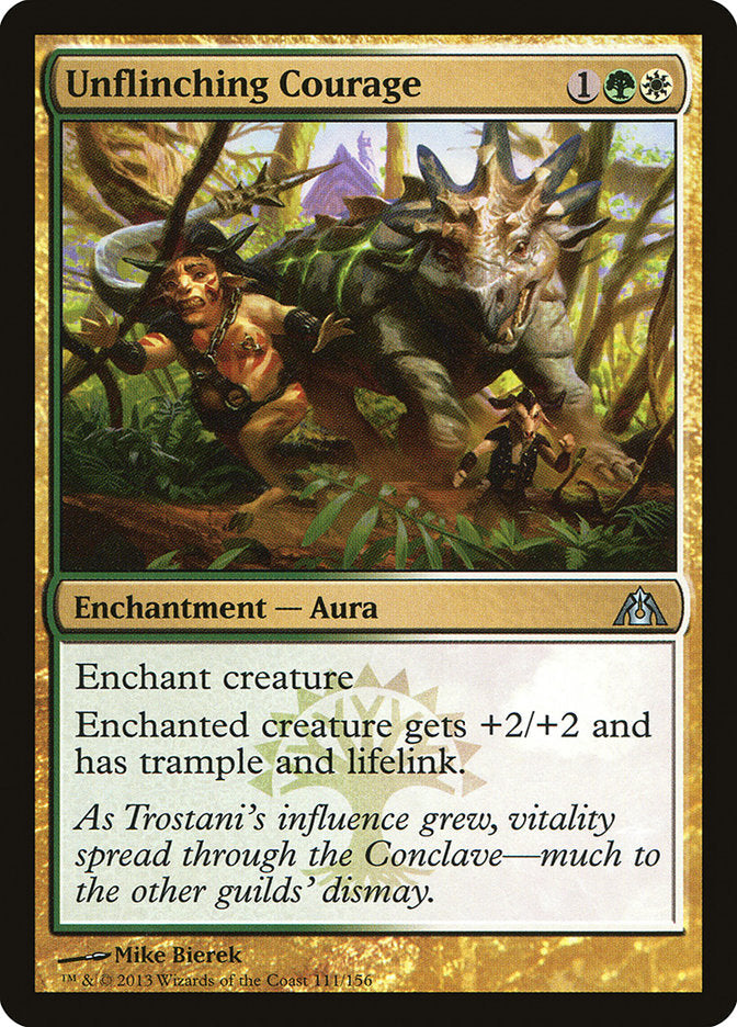 Unflinching Courage [Dragon's Maze] Foil