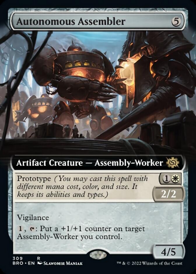 Autonomous Assembler (Extended Art) [The Brothers' War] Foil