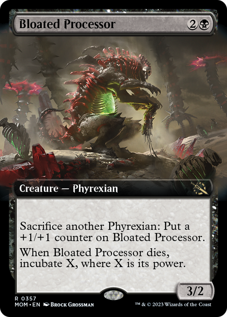 Bloated Processor (Extended Art) [March of the Machine] Foil