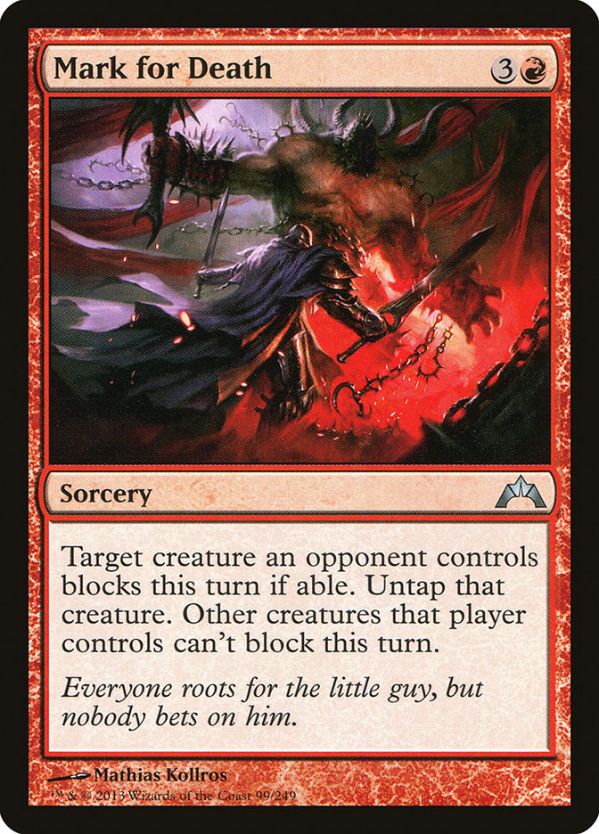 Mark for Death [Gatecrash] Foil