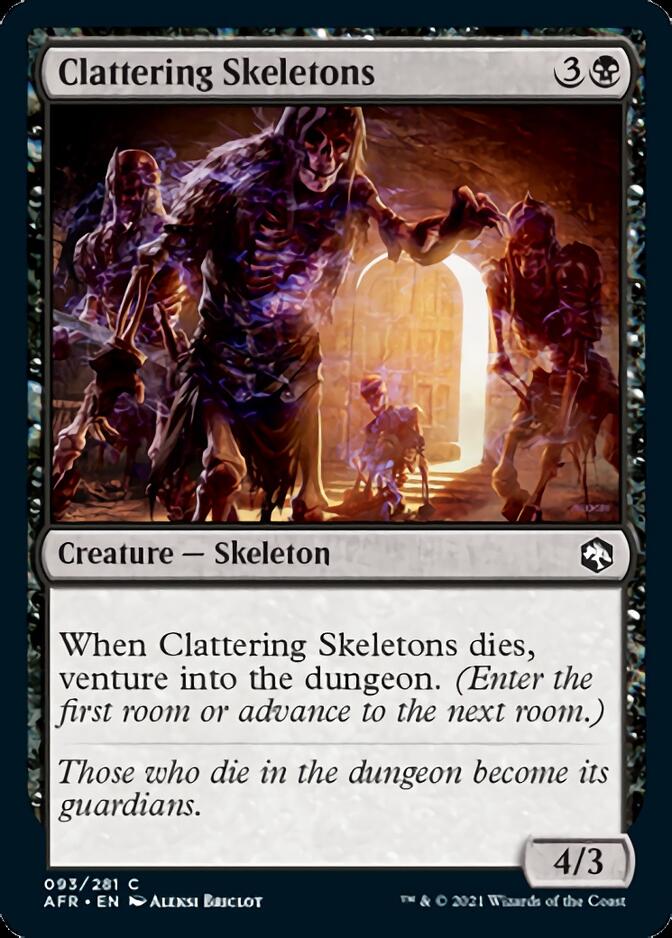 Clattering Skeletons [Dungeons & Dragons: Adventures in the Forgotten Realms] Foil