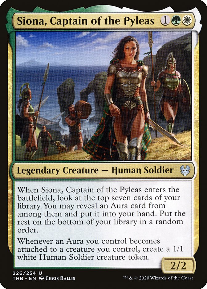 Siona, Captain of the Pyleas [Theros Beyond Death] Foil