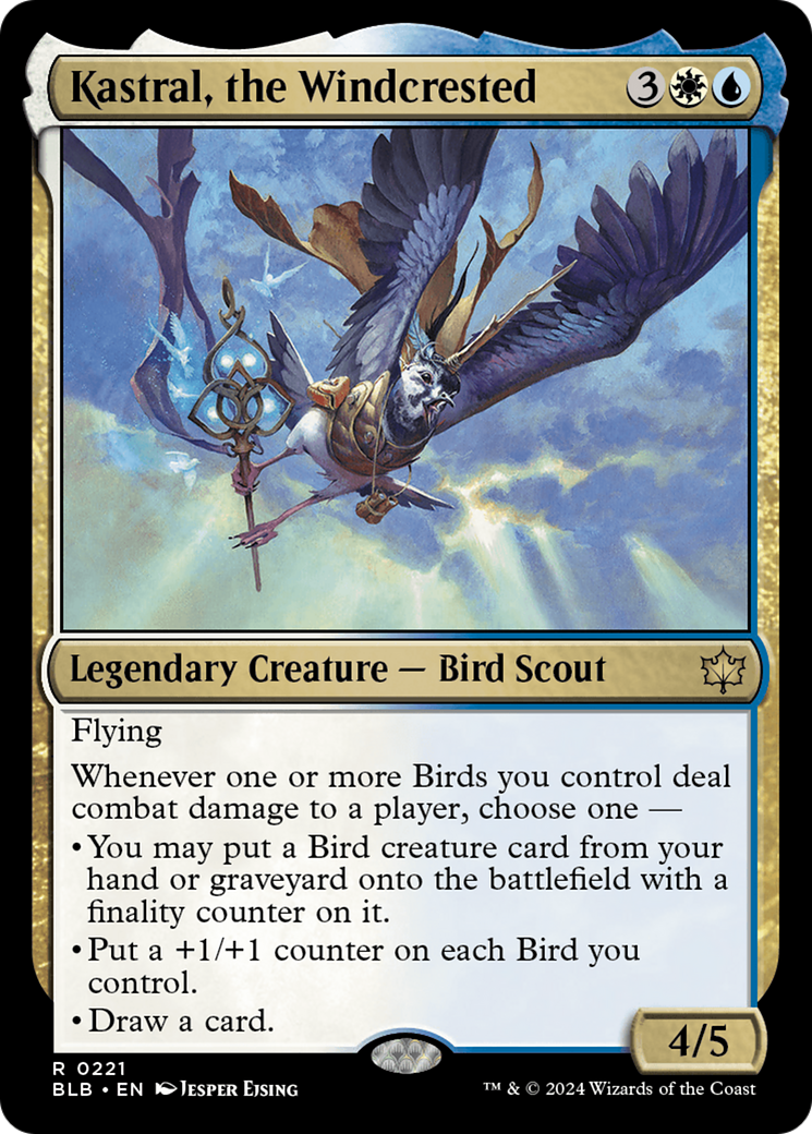 Kastral, the Windcrested [Bloomburrow] Foil