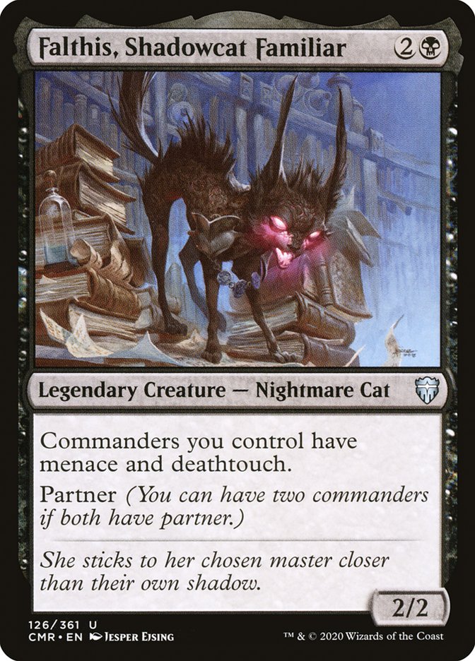 Falthis, Shadowcat Familiar [Commander Legends] Foil