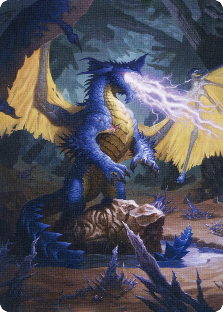 Blue Dragon // Blue Dragon  [Adventures in the Forgotten Realms Art Series] (Borderless) Foil