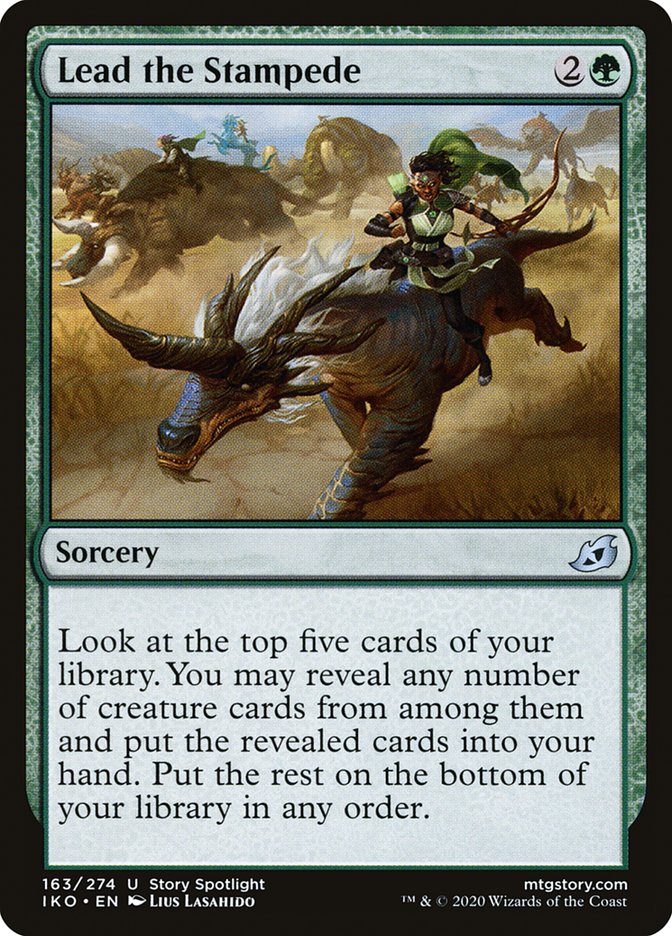 Lead the Stampede [Ikoria: Lair of Behemoths] Foil