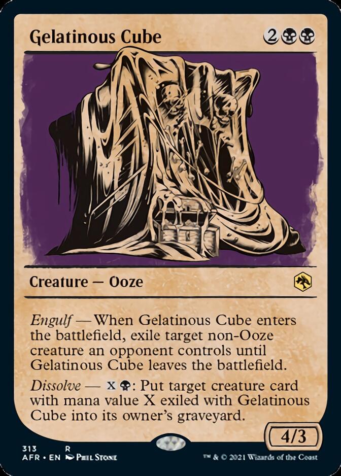 Gelatinous Cube (Showcase) [Dungeons & Dragons: Adventures in the Forgotten Realms] Foil
