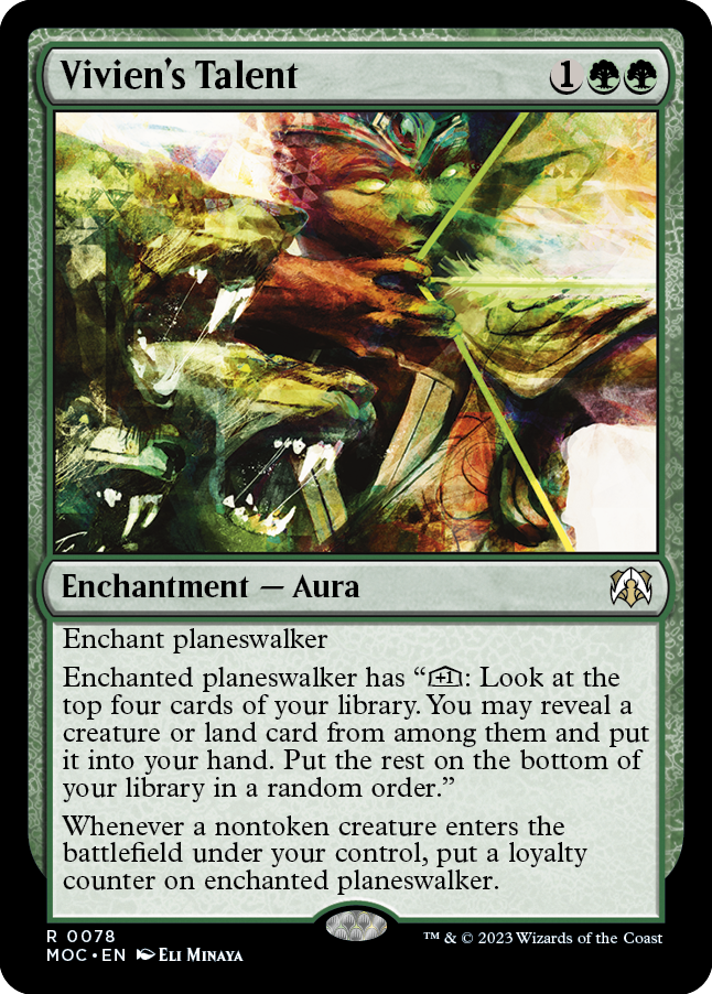 Vivien's Talent [March of the Machine Commander] Foil