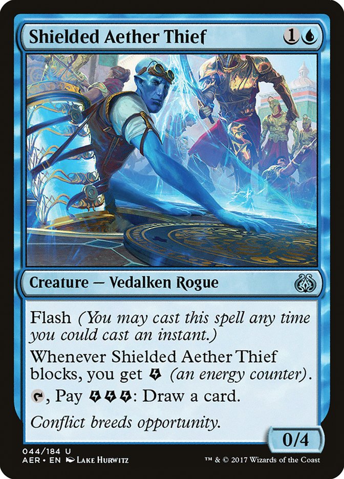Shielded Aether Thief [Aether Revolt] Foil