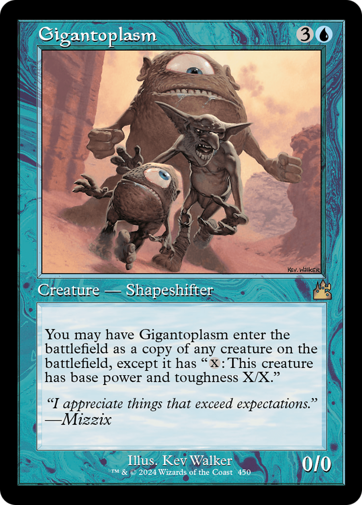 Gigantoplasm (Retro Frame) [Ravnica Remastered] Foil