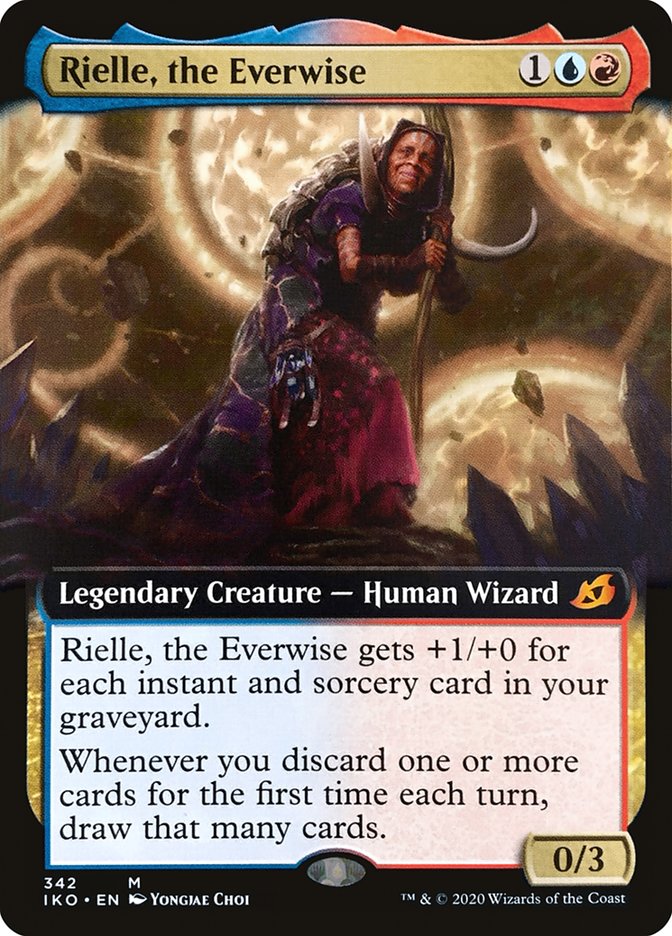 Rielle, the Everwise (Extended Art) [Ikoria: Lair of Behemoths] Foil