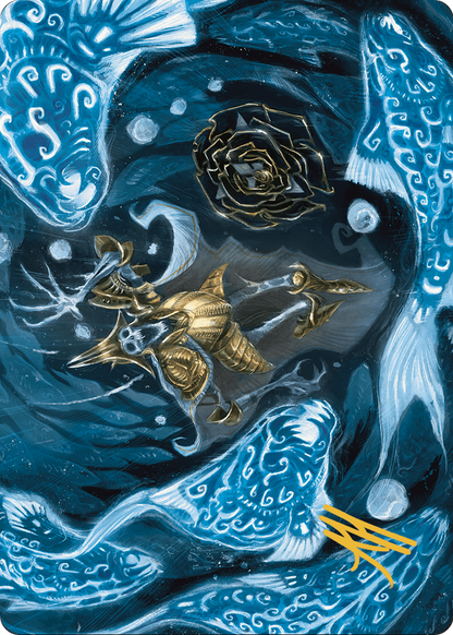 Eaten by Piranhas // Eaten by Piranhas  [The Lost Caverns of Ixalan Art Series] (Borderless)