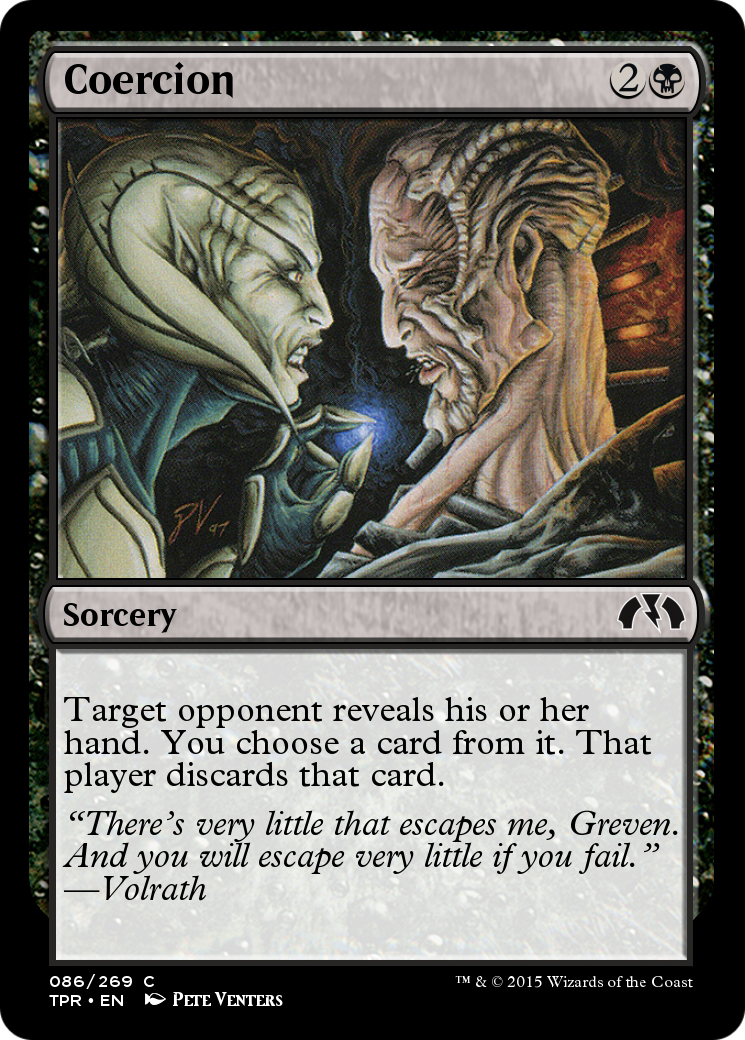 Coercion  [Tempest Remastered] Foil