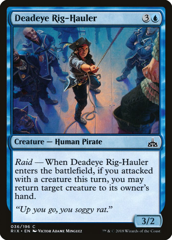 Deadeye Rig-Hauler [Rivals of Ixalan] Foil