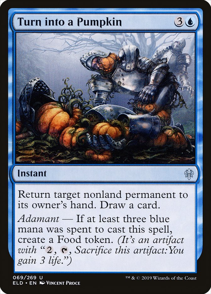 Turn into a Pumpkin [Throne of Eldraine] Foil