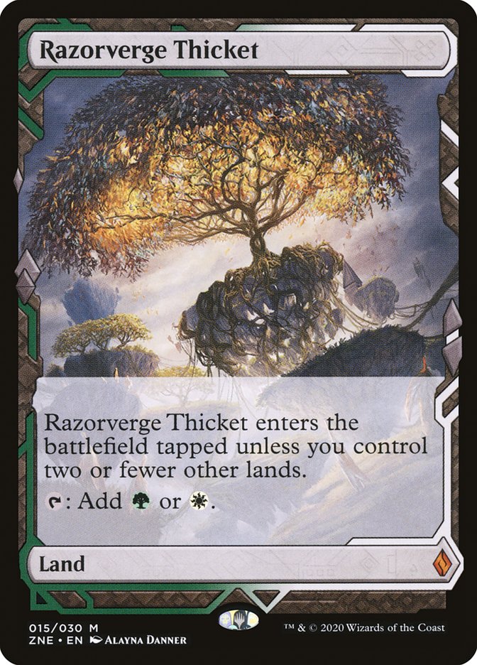 Razorverge Thicket (Expeditions) [Zendikar Rising Expeditions] Foil