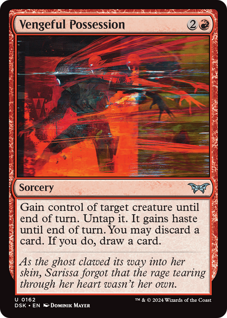 Vengeful Possession [Duskmourn: House of Horror] Foil