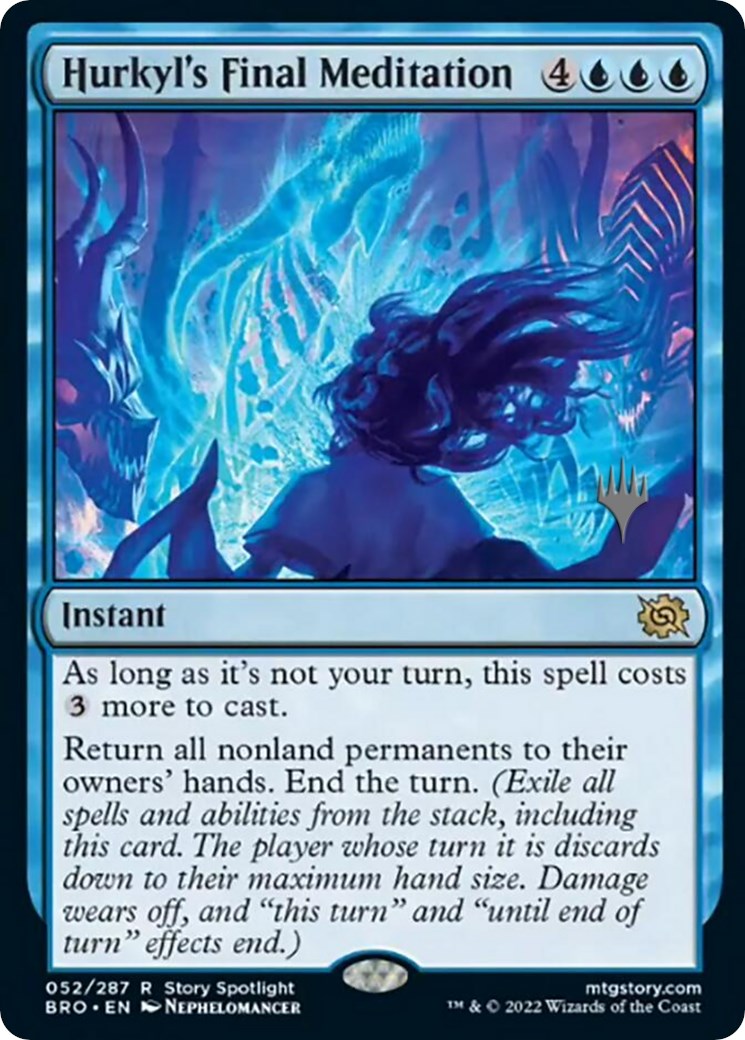 Hurkyl's Final Meditation (Promo Pack) [The Brothers' War Promos] Foil