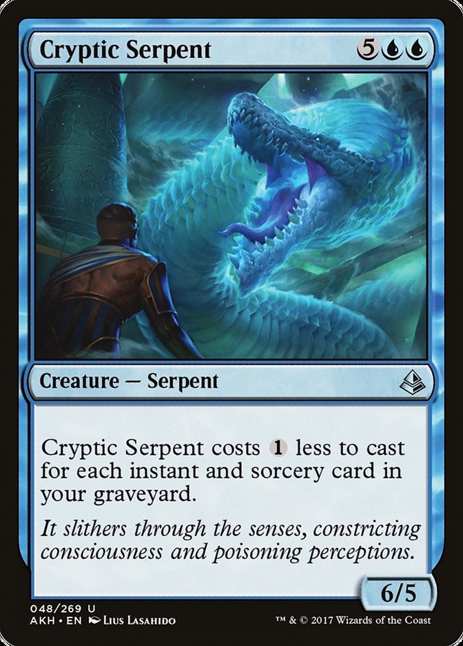Cryptic Serpent [Amonkhet] Foil