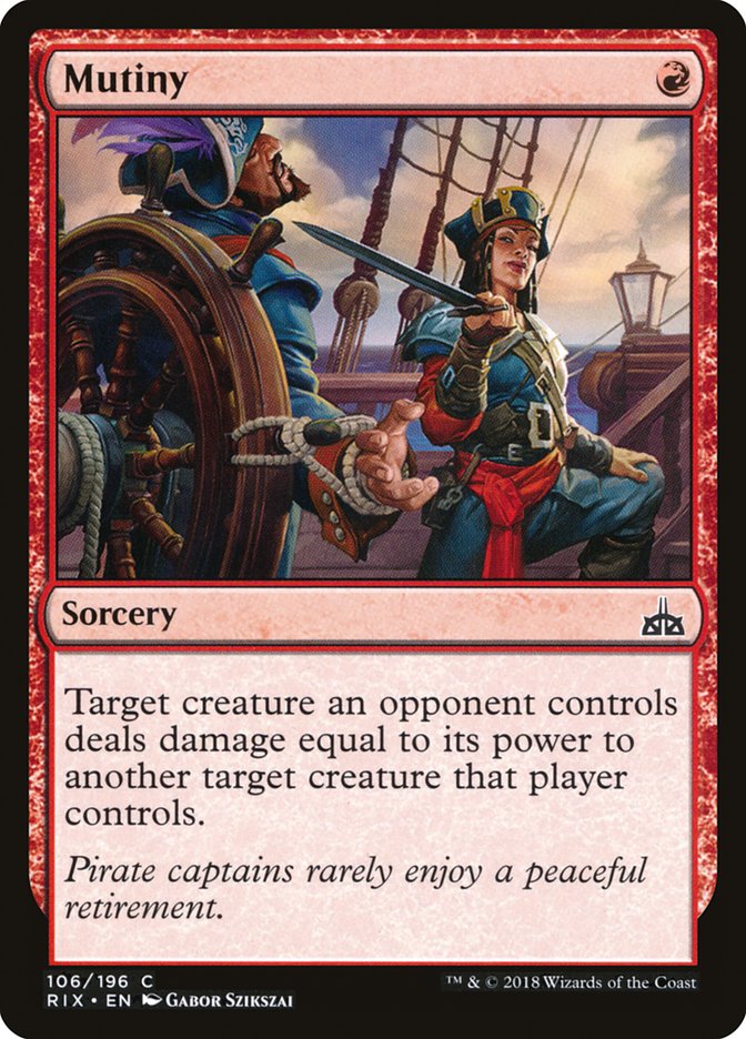Mutiny [Rivals of Ixalan] Foil