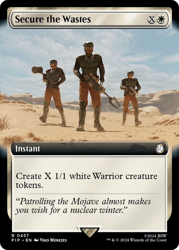 Secure the Wastes (Extended Art) [Fallout] Foil