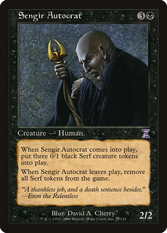 Sengir Autocrat [Time Spiral Timeshifted] Foil