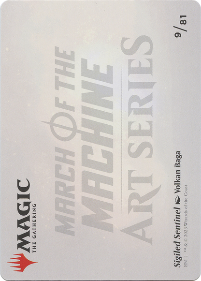 Sigiled Sentinel // Sigiled Sentinel  [March of the Machine Art Series] (Borderless) Foil