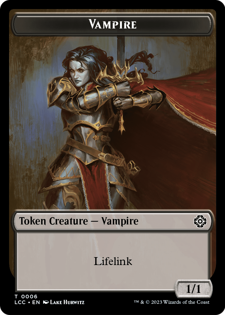 Vampire  [The Lost Caverns of Ixalan Commander Tokens] Foil