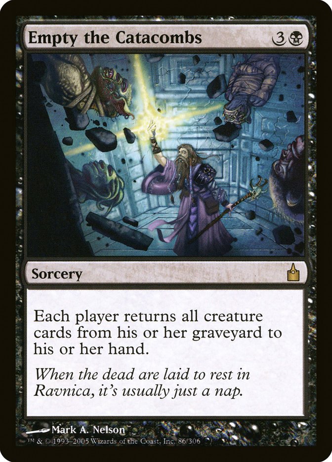 Empty the Catacombs [Ravnica: City of Guilds] Foil